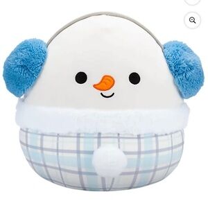 Squishmallows 12 Inch Manny Holiday Snowman Costume Plush Toy